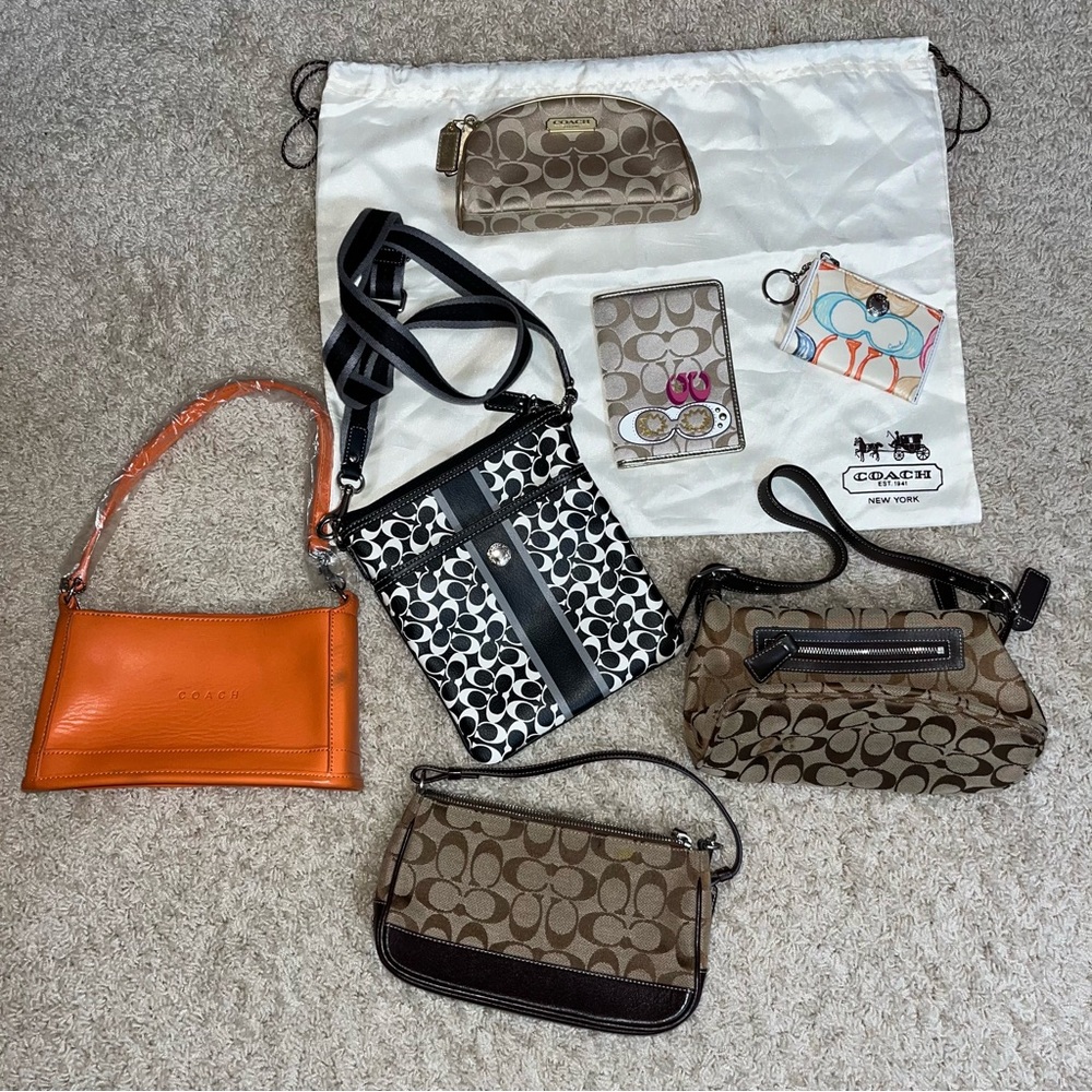 7 Piece Coach Lot with Dustbag